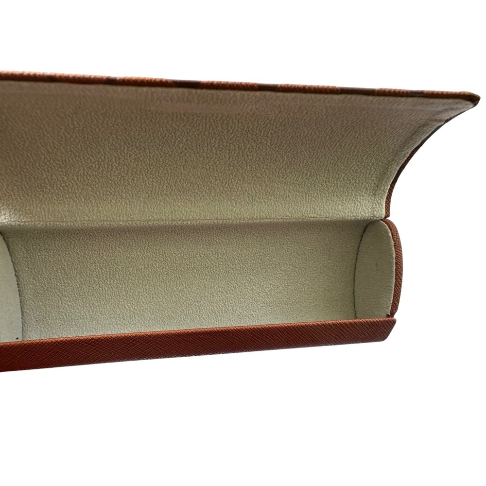 Eyeglass Case Hard Shell Clamshell Protective Brown‎ Pattern - Picture 4 of 9